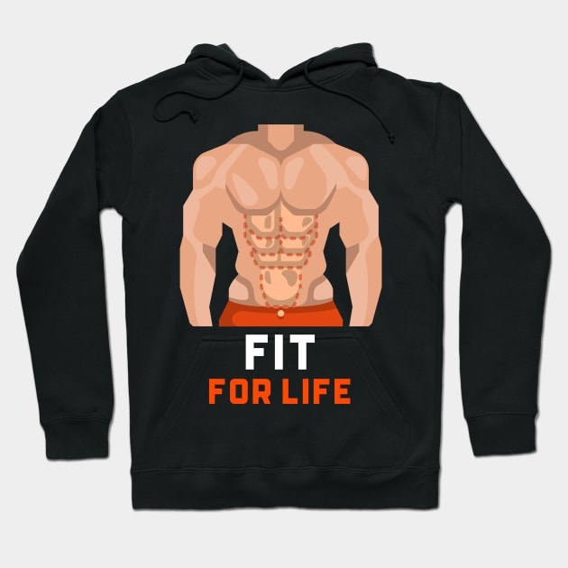 Fit For Life Hoodie by TrendyShopTH